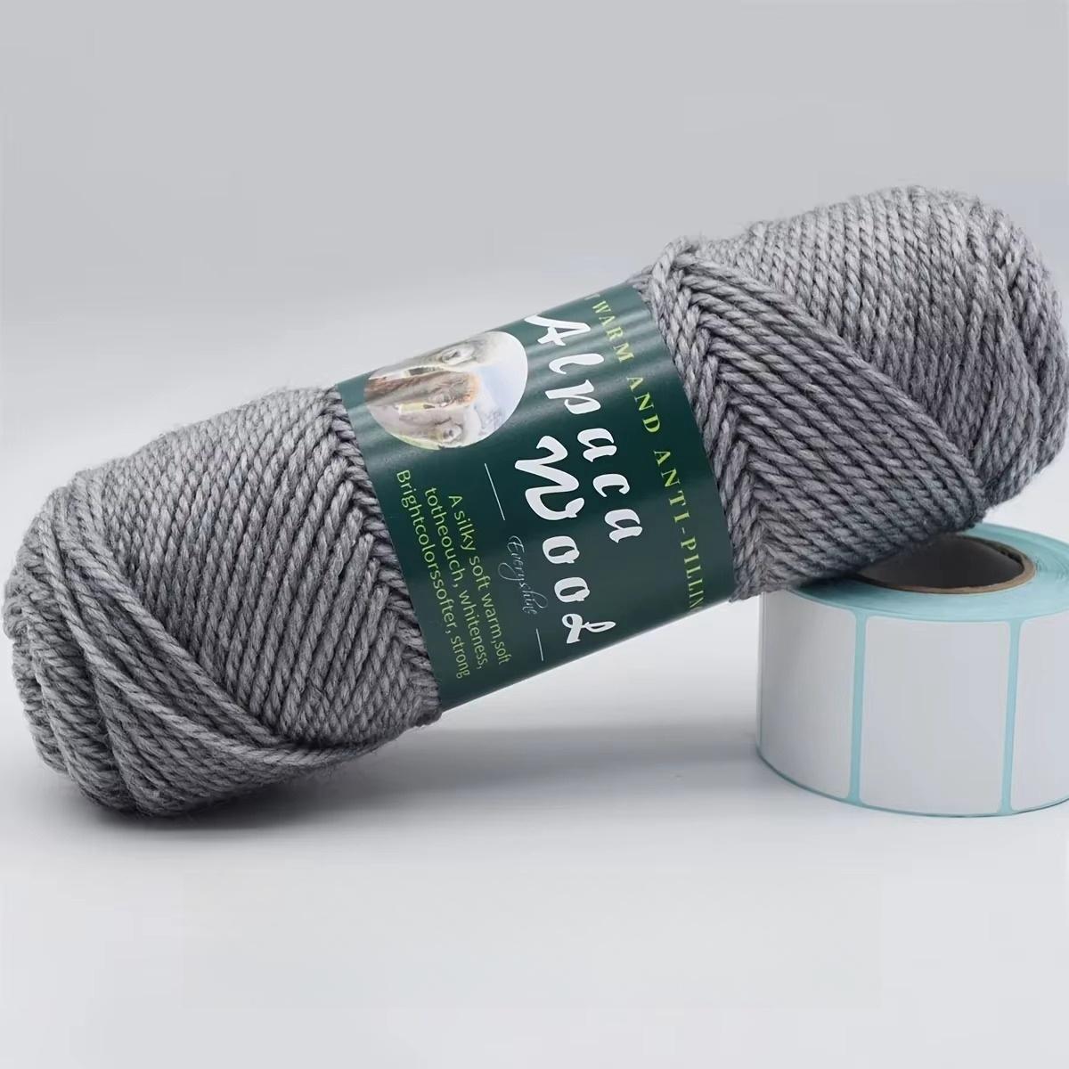 

1 шт. пряжа из шерсти альпака, мягкая и теплая смесь для вязания свитеров, шарфов, шапок - 1,1 фунта каждая, многоцветный ассортимент