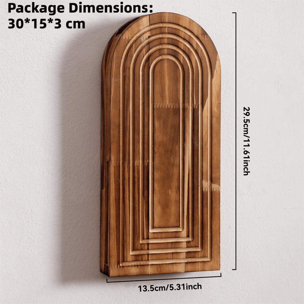 Handgemachter Wandpflanzer Moderner Bauernhaus-Wandpflanzer Kunstdekor Hölzerne Wandvase Schlafzimmer