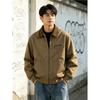 Mens Vintage Washed Workwear Jacket Casual Lightweight Outerwear Fall