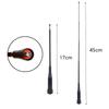 NA-02 45cm Telescopic Antenna for Senheks 8800, 8650, Baofeng UV5R, Quansheng UV-K6 Walkie-Talkies