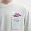 New FILA T Shirt Men's Light Pastel Heather Gray F51M429103FMG