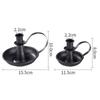 Vintage Elegant Tabletop Candle Holders Metal With Handle Home And Wedding Decoration Candlestick Holder Iron