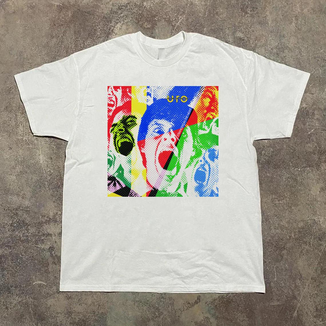 UFO - Strangers In The Night White Cotton Shirt S-5XL BS1593 L