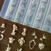 3D Relief Silicone Nail Molds - Angel Clock Heart Lock Templates, DIY Nail Art Decor Stamping Plates Manicure Design Tools