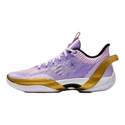 Three Points Rain 1st Generation New Year Shock Absorption Wear Resistant Low Top Basketball Shoes Men Sneaker Purple 912411102-3