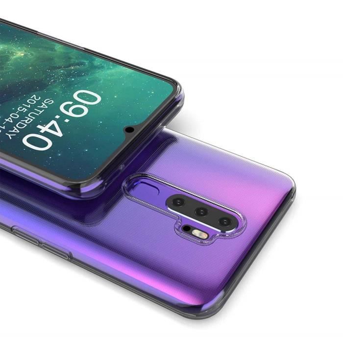 Coque Gel TPU Transparent - Phonillico - OPPO RENO A9 2020 - Protection Silicone Souple - Ultra Mince