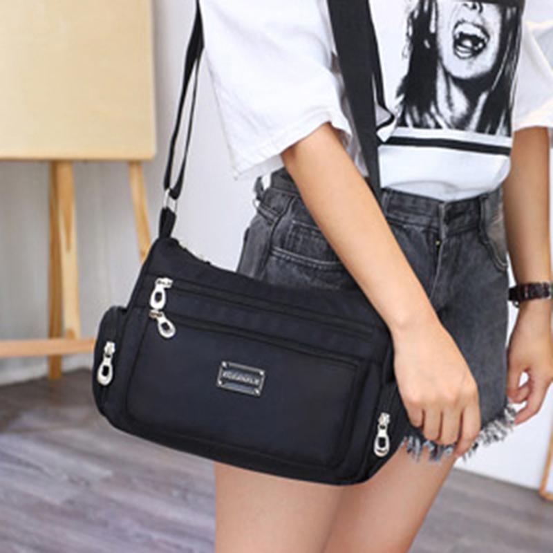 Women Messenger Crossbody Bag Shoulder Over Holiday Travel Nylon Bag