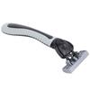 Six Blade Razor Stainless Steel Portable Blade Shaving Razor with ABS Handle for Men