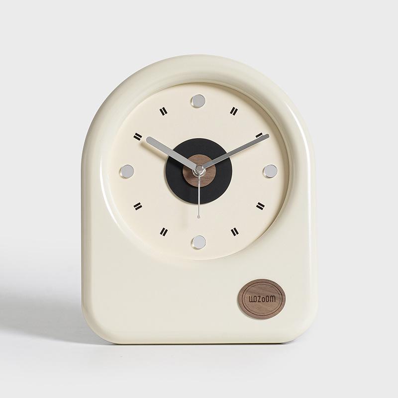 Wozoom Elegant Table Clock for Living Room, Entryway, or TV Cabinet - Stylish Desktop Decoration.