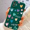 Graffiti Love Silicone Phone Case for IPhone 14 15 16 Plus for IPhone 13 14 15 12 11 16 Pro Max 12 Mini XS Max TPU Protect Cover