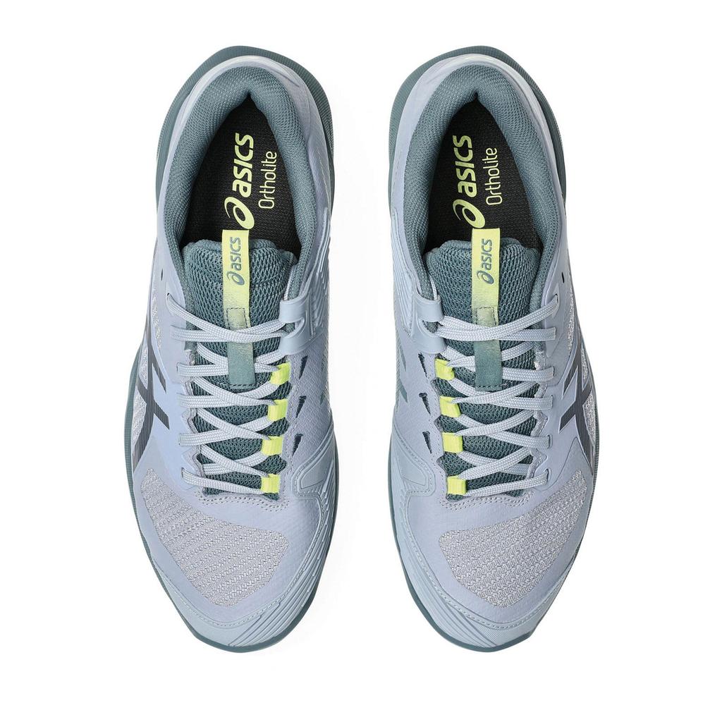 Asics SOLUTION SPEED FF 4 Stoff Atmungsaktiv Niedrig geschnitten Tennisschuhe Herren Grau Blau 1041A532-400