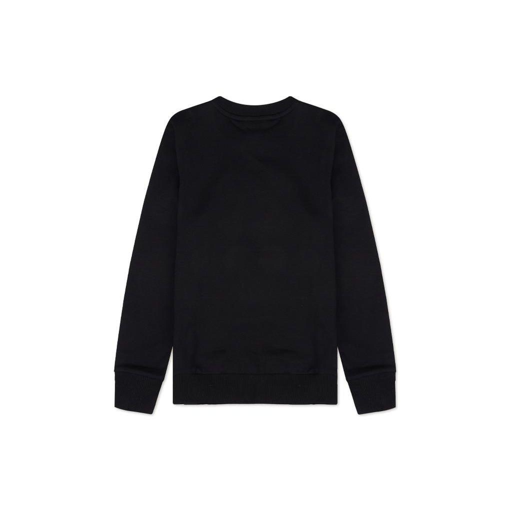Calvin Klein FW22 Letter Logo Crewneck Pullover Sweatshirt Men Sweatshirt Black 40200GP-010