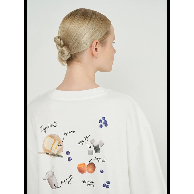 Western Style Fashion Casual Loose round Neck Print T-shirt Top Printed Cotton T-shirt Top