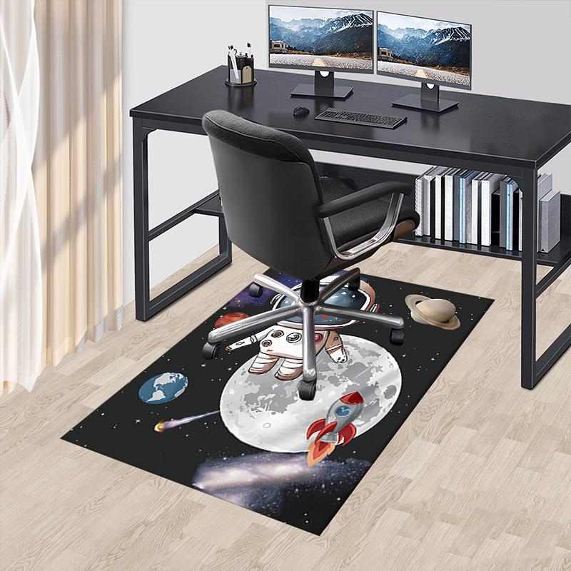 Space Explorer Chair Mat: Office Carpet for Kids, Large Rug for Home Decor, Sofa Mat, Desk Pad Gift Perfect for Bedrooms, Living Rooms & Any Room