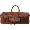 Leather Duffel Bag Large 32 Inch Single Pocket | Travel Tote Carryon Bag Gym Sports Weekender Overnight | Duffle Bag For Men and Women
