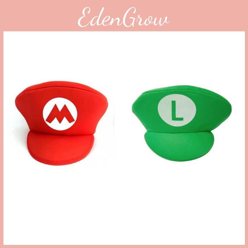 Unisex Klobouk Super Mario Luigi Bros Cosplay Pro Dospělé A Děti Halloweenské Kostýmové Rekvizity