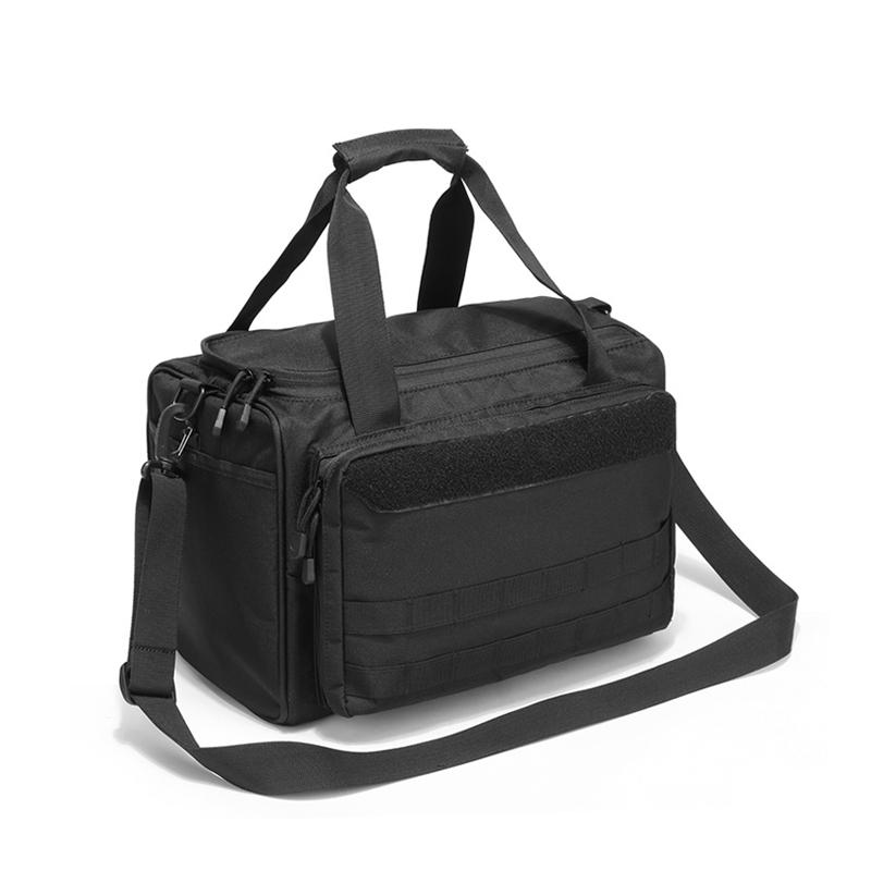 600D Waterproof Air Gun Shooting Pistol Storage Bag Tactical Range Bag Molle System Hunting Accessories Tool Sling Bag