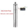 Small Household Stainless Steel Deep Well Submersible Pump Irrigation Efficient Water Pump Solar Brushless Screw DC Pump