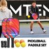 Pickleball Paddles Set USAPA Compliant Fiberglass Surface Enhanced Power with Pickleball Bag Best Gift for Beginners