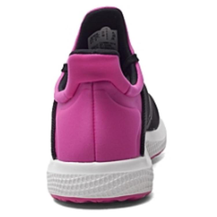 Adidas Bounce Soft And Comfortable Slip Resistant Abrasion Resistant Low top Running Shoes Women's Black AQ3589
