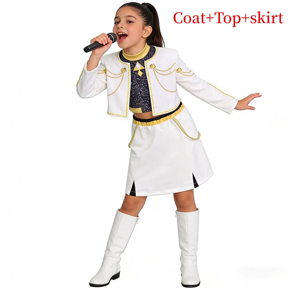 KPop Film Dämonenjäger Gleicher Stil Mädchenkleidung Kinder Halloween Cosplay Party Zoey Rumi Mira Kostüm Neu