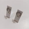 10Pcs Multipurpose L Shape Acrylic Earring Holders For Efficient Space Saving Jewelry Display At Homes Or Store