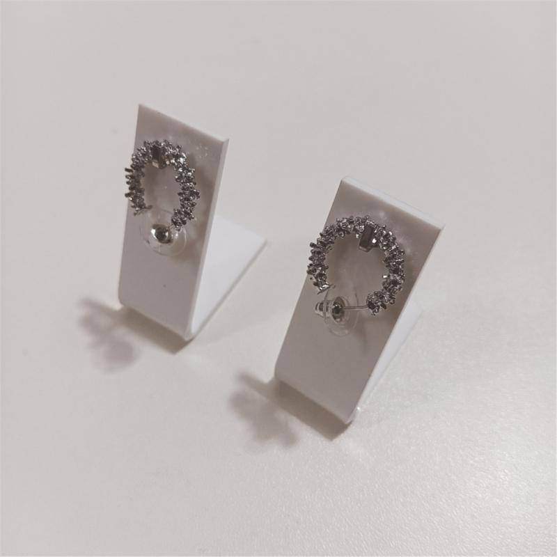 10Pcs Multipurpose L Shape Acrylic Earring Holders For Efficient Space Saving Jewelry Display At Homes Or Store