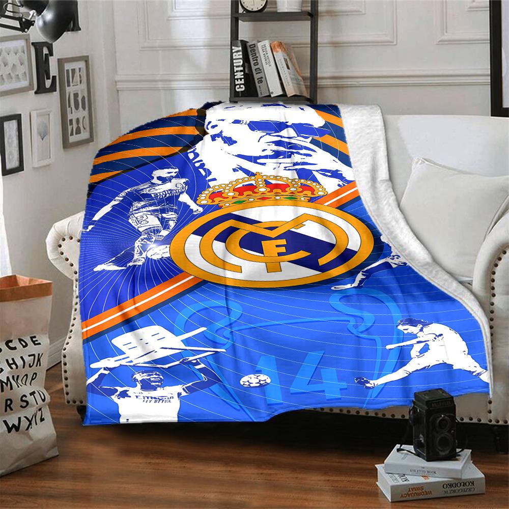 1Pc Rangers Fc Crest Union Jack Blanket For Couch Bed Plush Cozy Fuzzy Blanket Super Soft Warm Blankets For Fall And Winter 0918223