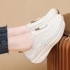 Beige Ladies Casual Sports Shoes Fashion Solid Color Comfortable Non Slip Sport Shoes Plus Size Female Shoe Brown Big 43