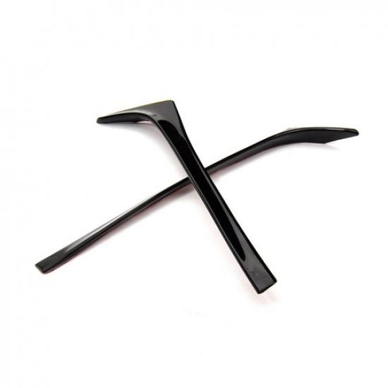 ABS Glossy Black TrunkSpoiler Side Wing Flap For VW GOLF 7 VII MK7 TSI TDI 14-18