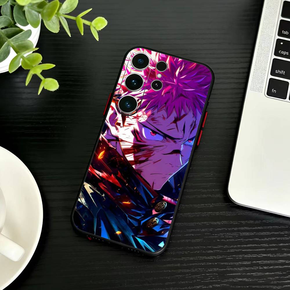 Jujut-su I-Ichiji H-Kaisen Phone Case For Samsung S26,S25,S24,S23,S22,S21,S20,Plus,Fe,Lite,Others Black Cover Samsung S24