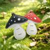 DIY Mushroom Shaped Keychain Hanger Sunglasses Holder Lovely Sunglasses Bag  Bag Ornament