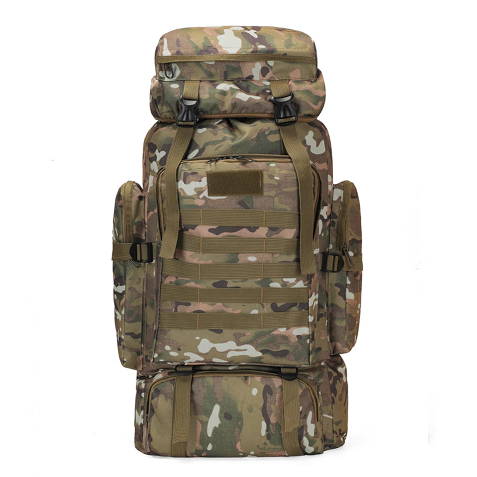 

[ALion-ots] Hiking Backpack, Mountaineering Backpack, 80L Large Expandable Travel Backpack, Military Backpack, Survival Backpack, Waterproof 600D