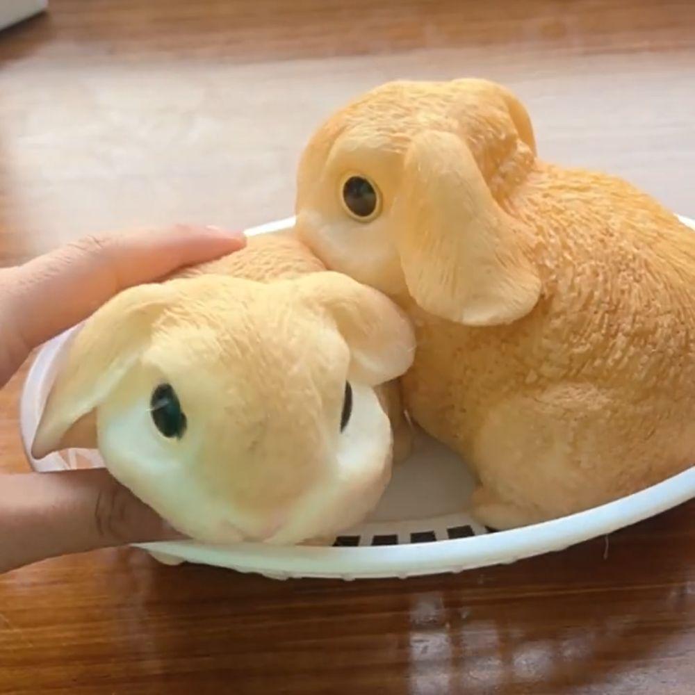 Slow Rebound Big Rabbit Squeeze Toy Cartoon Rabbit Fidget Toy  Mini Ornaments