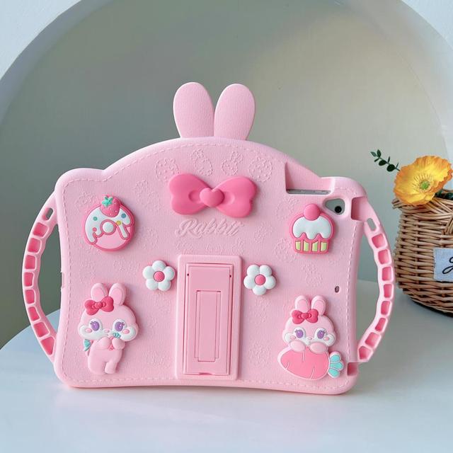 Cute Cartoon Case For Xiaomi Pad 5 5Pro 2021 11 inch Soft Silicone Kickstand Protective Cover Kids Lovely Funda Coque # S Xiaomi Pad 5