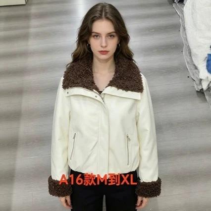 Winter down cotton-padded clothes for women's new large lapel collar short thickened pie to overcome cotton-padded clothes and cotton-padded jackets