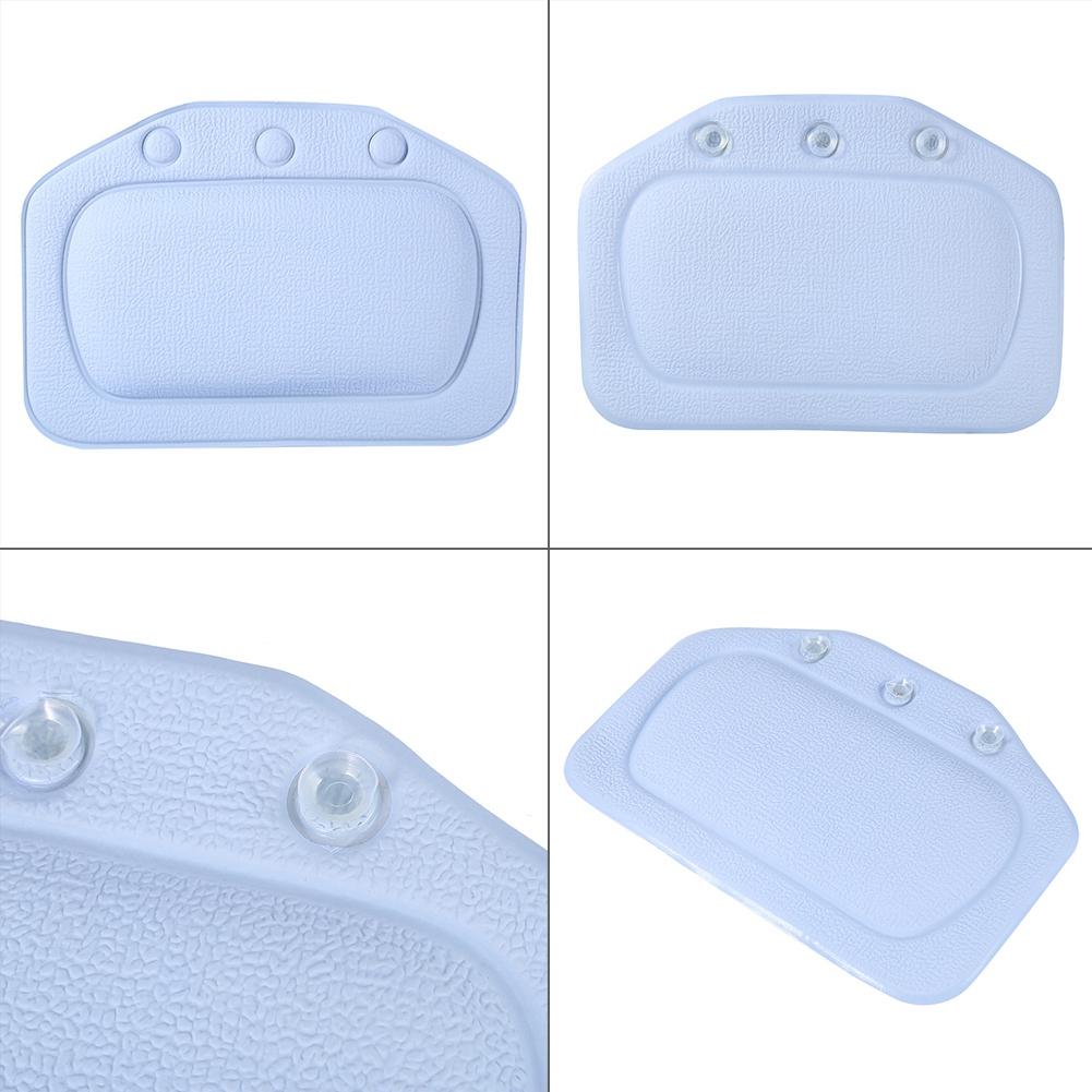 Bathroom Pillow Bathtub Head Rest Foam Design Spa Neck Cushion With Suction Cup