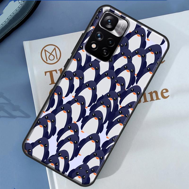 Cartoon Penguin Case For Xiaomi Redmi Note 13 12 11 9 10 14 Pro 9S 10S 11S 12S Redmi 14C 10C 12C 13C Cover