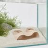 Yousheng Doppelte Öffnung Aquarium Höhlentunnel, Fischversteck Dekoration mit zwei Eingängen, PLA Künstlicher Stein Unterschlupf für Bodenbewohner, Kleine Fische