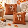 2026 New Plush Pumpkin Pillow Cover Holiday Decoration Pillowcase Halloween Pillow Cover Zipper Pillowcase Thanksgiving Sofa Decoration Cushion Cover