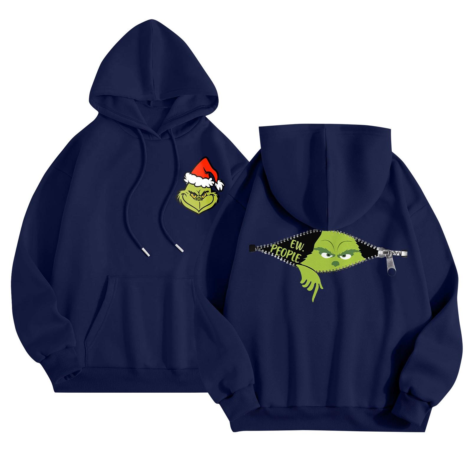 Womens Hoodies Oversized Sweatshirts Long Sleeve Casual Pullover Hooded Sweatshirt Tops XXL