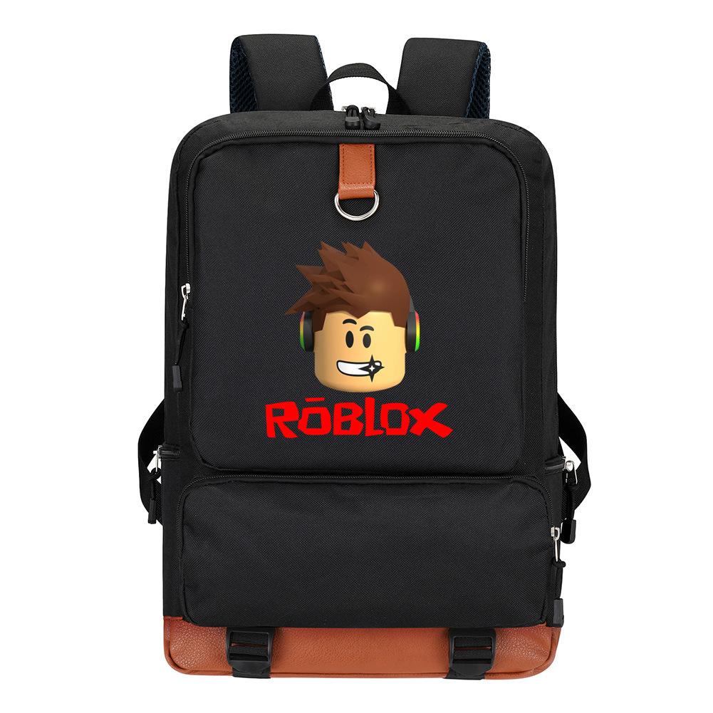 Virtual World Roblox Games Men'S And Women'S Backpacks Backpacks Student School Bags Travel Bags Computer Bags
