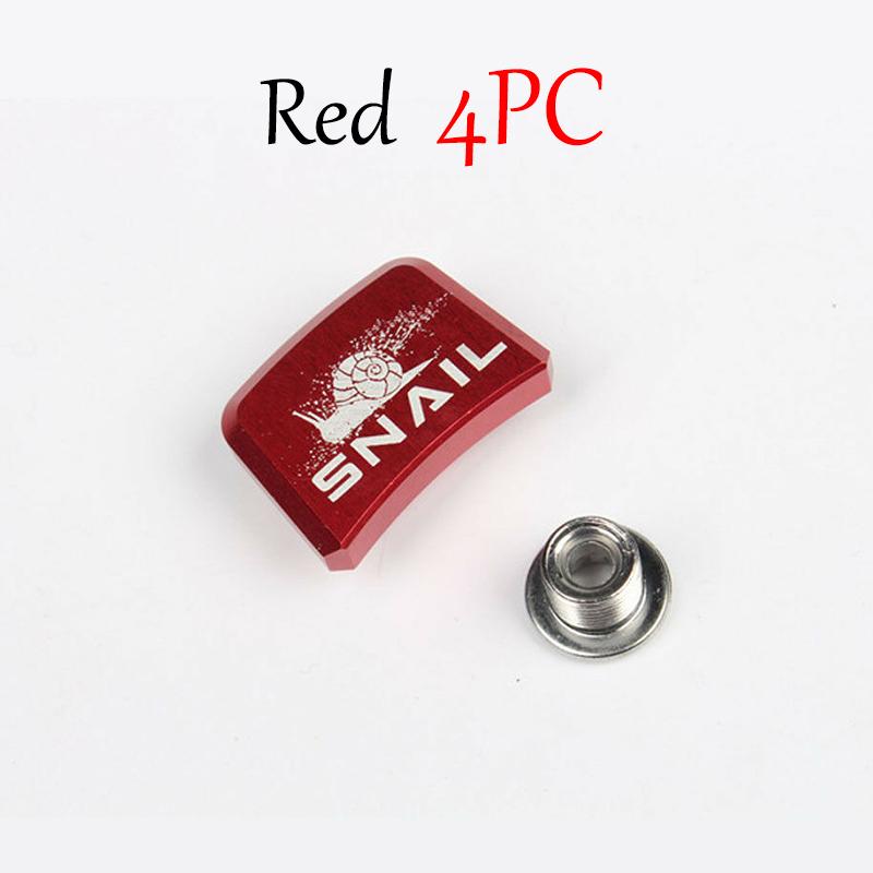SNAIL 4PC 5PC Bicycle Chainring Bolt Aluminum Alloy Bicycle Chainwheel Screw Single Speed Bike Crankset Bolts