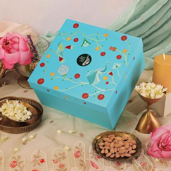 Blue Tokai Coffee Roasters Kadamb Gift Hamper | Coffee Can, Cookies, Almonds| Festive Gifts | Corporate Gift | Gourmet and Premium Coffee Gift Hampers
