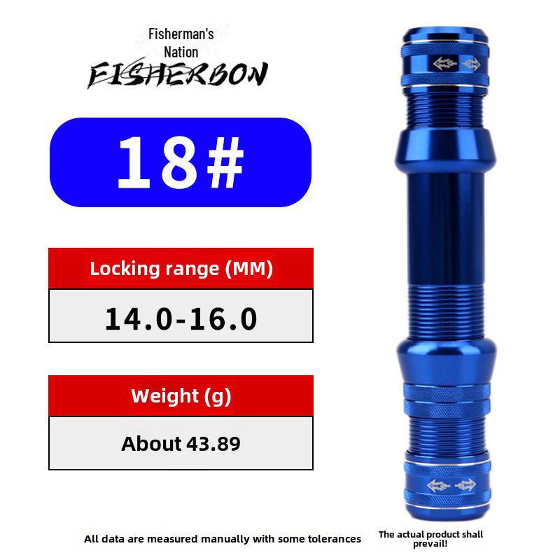 Retractable All-Metal Fishing Rod Seat with Self-Locking Mechanism