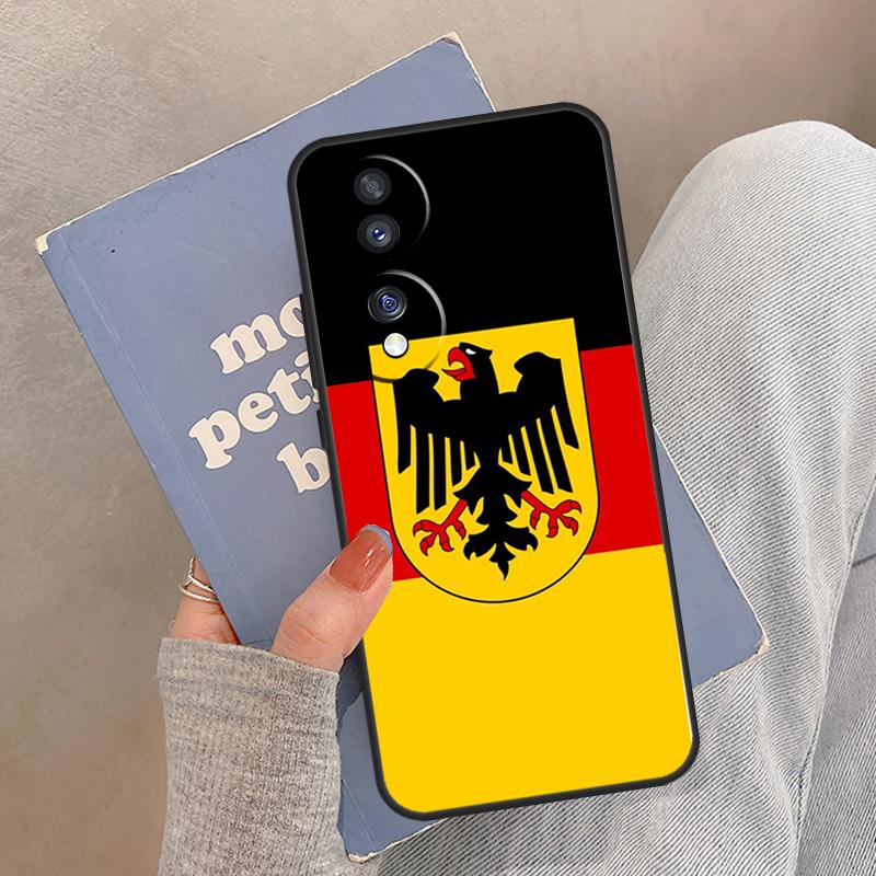 Germany Flag Emblem Case For Honor Magic 8 Pro 5 6 7 Lite Cover For Honor 400 200 90 70 50 X8a X8b X9a X9b X9c