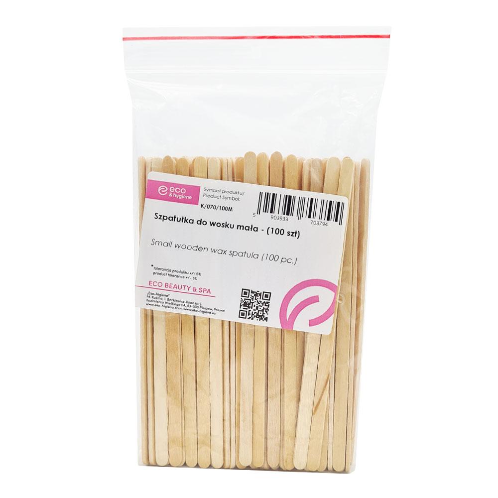Small Wooden Spatula, Cosmetic Spatula for Waxing 100 Pcs