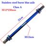 Multicolor M10/12 X220-360mm Motorcycle Front Wheel Shock Axle Medium Axle For Honda Yamaha RSZ JOG FORCE M3 Niu Scooter Parts