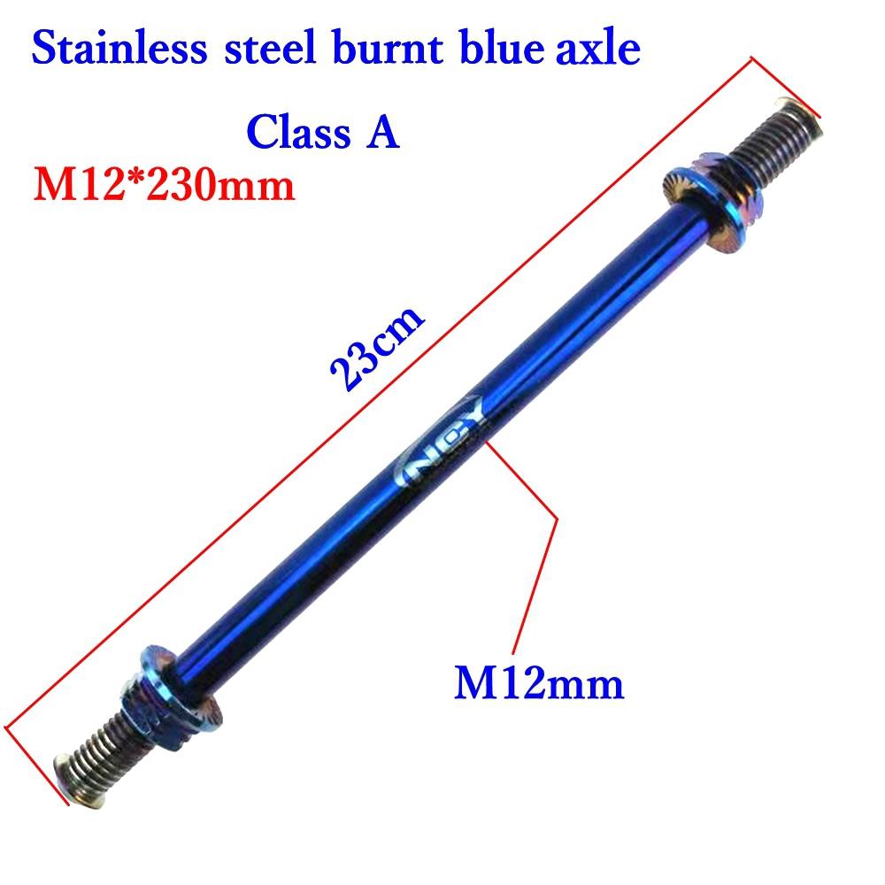 Multicolor M10/12 X220-360mm Motorcycle Front Wheel Shock Axle Medium Axle For Honda Yamaha RSZ JOG FORCE M3 Niu Scooter Parts