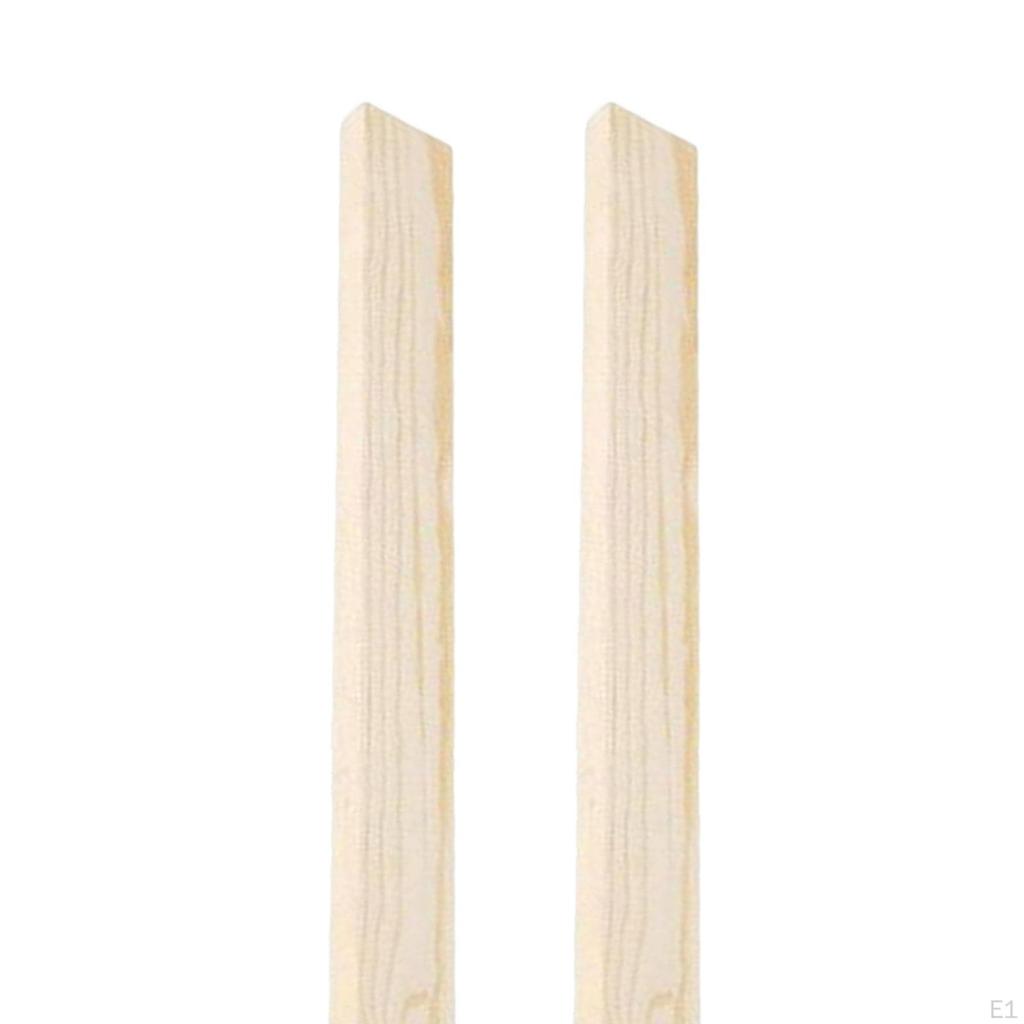 2 Pieces 40cm Wooden Rolling Pin Guides Kitchen Tools Noodles for Dough Thickness Ceramic Clay